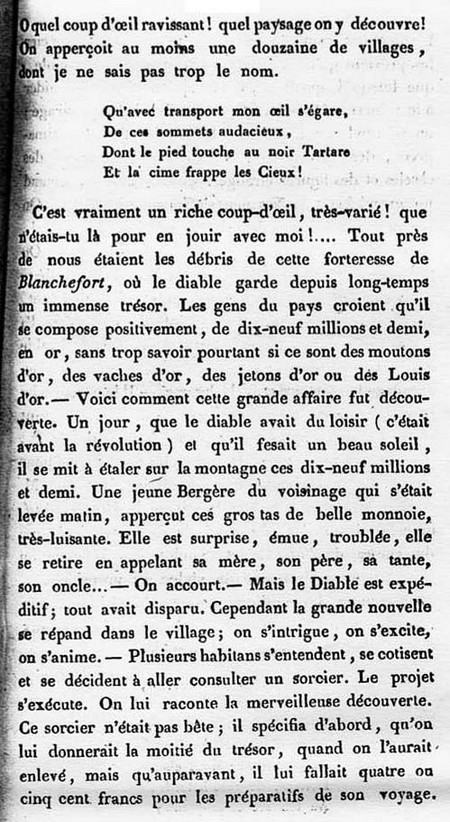 La légende de Blanchefort
