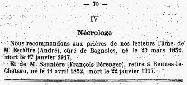 Nécrologie